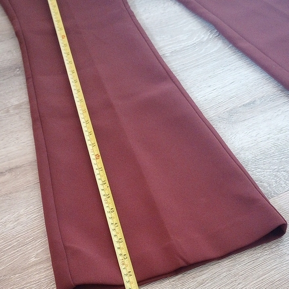 NWT Meshki Brown Boot Cut Flare Pants - Picture 3 of 6